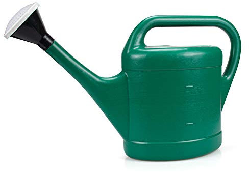 Fasmov 3 litres Arrosoir de Jardin en Plastique Arrosoir à Fleurs avec Bec Long pour Usage Intérieur et Extérieur (Vert)