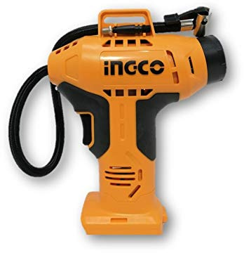 Ingco Compresso Auto a Batteria Litio 20V (Non Inclusa) 10Bar