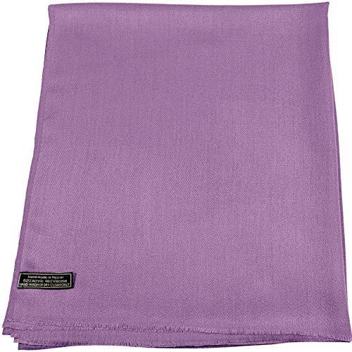 CJ Apparel Mauve Normallack Design Nepalesischer Fransenschal Zweite Wahl Schal Stola Wrap Pashmina NEU