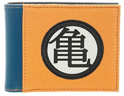Dragon Ball Z Portefeuille Japanese Logo Nouveau Officiel Anime Orange Bifold