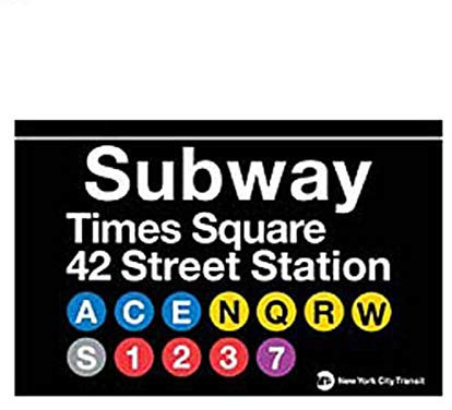 EpochSign Times Square Subway Schild New York City Street Sign 20x30,5 cm
