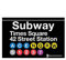 EpochSign Times Square Subway Schild New York City Street Sign 20x30,5 cm