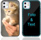 MXCUSTOM Personalisierte Handyhülle für Apple iPhone 11, Benutzerdefiniert Kratzfest Gehärtetes Glas Weicher Stoßfänger Hülle mit Eigenem Foto Bild Text Individuelle Schutzhülle (GHS-BK-P1)