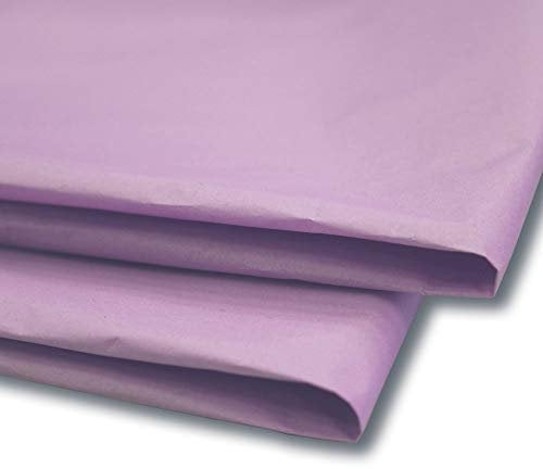 Tissue Paper 50 Sheets, Gift Wrap, MG and Acid Free, 20 x 30 Size, Wrapping Decorative Sketch and Cutting Paper for Art Craft - Sabco (Lilac)