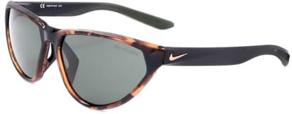 Nike Unisex Sunglasses, 221 Soft Tortoise/Green Polarized, One Size