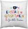 H:)PPY life Kissen Motiv Funklen lassen| Zierkissen, Polyester, 40 cm x 40 cm | Kissen mit Spruch | 47380
