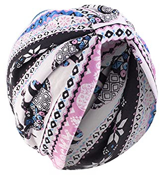 Foulard En Bambou Pour Femme - Chimio Turban Casquettes RéUtilisable Chapeau Bonnet Chimio Bonnet Sommeil Chapeau Casquette De Perte De Cheveux Pour Femmes Avec Des Cheveux BoucléS Dreadlocks