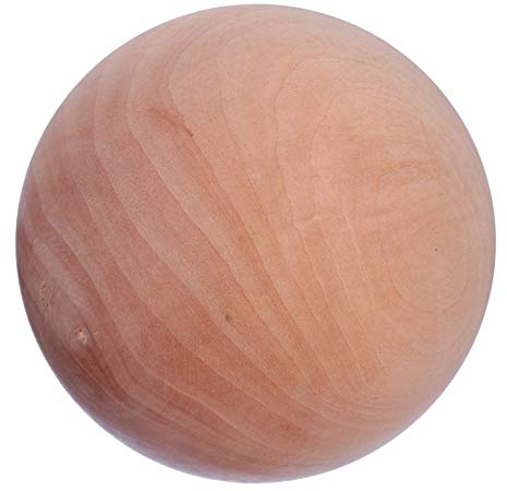 Natürliche Holzkugel 9 Cm - Runde Holzperlen Für Diy Handwerk, Glatte Oberfläche Zum Malen Und Dekorieren, Vielseitig Für Spielzeug Und Heimdekoration