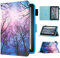 Fancity for All-New Amazon Fire 7 Tablet Case (Only Compatible with 12th Generation, 2022 Release), Smart Wake Sleep Slim Case with Card Slot, Flip Stand Cover for Amazon Fire 7 Tablet, Forest