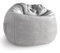 Aiire Sitzsack Lammfell für Kinder Mädchen - Bean Bag Chair Flauschig mit Füllung - Bodenkissen Grob, Chill Sessel für Erwachsene und Deko Jungen – Relaxo Sitzsäcke XXL für Kuschelecke Grau