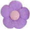 YILANLAN Blumenbodenkissen niedliches Kissen Mädchen Raumdekoration Lesen Freizeit bequemes Plüschkissen Kissen Büro Tatami Auto Heimdekoration Kissen (60cm, Purple)