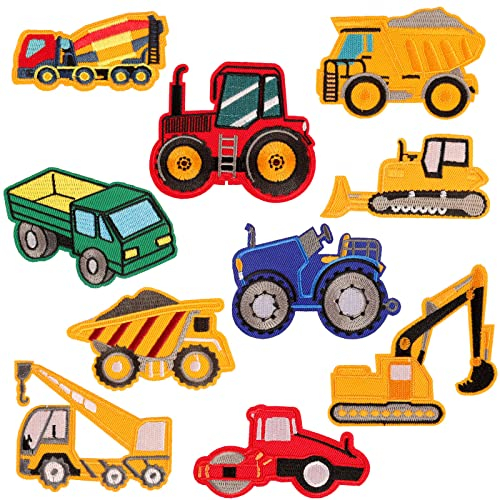 Bubuny Flicken zum Aufbügeln Kinder, Patches zum Aufbügeln Set, 10 Stück Applikationen zum Aufnähen Aufnäher Kinder, Bügelbilder Kinder für Kleidung Rucksäcke Jeans Patches