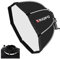 Triopo KX120 Softbox 47.2in/120cm Octagon Ombrello Fotografia Softbox per Godox V1 AD200Pro Testa tonda Flash Speedlite Speedlight Soft Box Diffusore di luce