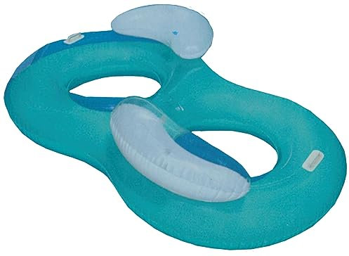 Brandsseller Schwimmsessel 188x117 cm Aufblasbarer Sessel für Zwei Personen Relax Poolsessel Lounger - Grün