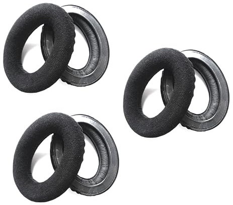 OSALADI 3stücke Ersatz-ohrpolster Für Schwarz Atmungsaktiv Langlebig Verbesserte Bassleistung Kompatibel Mit Over-Ear-kopfhörern