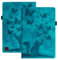 Butterfly Cats Case for Amazon All-New Fire HD 10.1 Inch Tablet (13th Generation, 2023 Release) with Pen Holder, Slim Folding Multi-Angle Stand Card Holder Cover for Fire Tablet 10 2023 , Teal