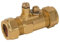 Gas ISOLATING Valve & Test Point 15MM X 15MM, Brass Construction. ¼ Turn Operation. for Natural Gas and LPG, 1 in Pack