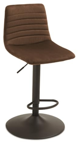 Mondo Viro Set Hocker aus Rohrstoff Leo für Wohnzimmer, 45 x 45 cm, 90 cm (4, braun)