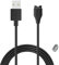 Threeeggs Kompatibel mit Garmin Instinct Watch Ladegerät, Ladekabel für Instinct Esports Edition/Solar/Solar Tactical Edition + Grau Protector Staubstecker Anti-Staubstecker 1.0 m (1)