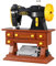 NOOLY Retro Bausteine Set für Kinder Erwachsene Haus und Büro Dekoration FGKLJM-01 (Nähmaschine, 633 Stück) 00323