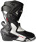 WinNet Stivali stivaletti sportivi racing omologati CE calzature di pelle per moto con protezioni da turismo o pista (Bianco, Sistema Taglie Calzature EU, Adulto, Numero, Media, 43)