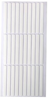 TAIDYUANAI Double Sided Tape For Nails Display, 300Pcs/10 Sheet, Clear, 17.3cm x 8.1cm, PVC, Lightweight, Transparent