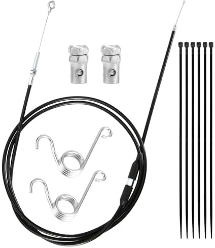 75in Go Kart Throttle Cable Kit, with Springs Cable Stops and Zip Ties for VM22 VM24 Predator 212cc 196cc 6.5hp GX160 GX200 Engine Manco American Sportworks Go Kart Mini Bike Accessories Parts