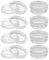 sourcing map 16 Pcs Round Furniture Caster Cups, 1-7/16 Plastic Furniture Pads Floor Protectors for Carpet Floors
