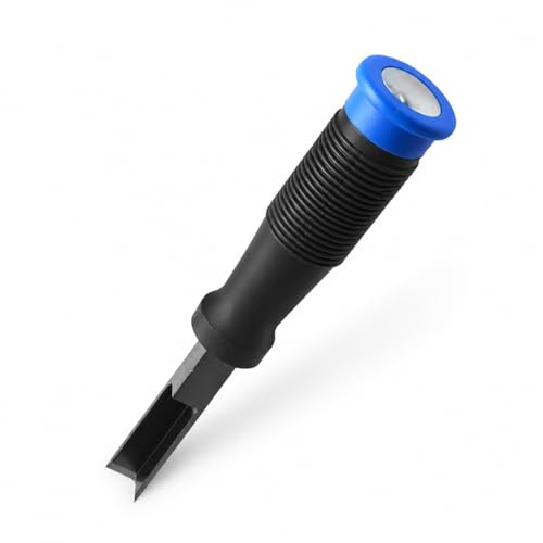 Right Angle Chisel Corner Chisel for Wood Cutting and Slotting Chrome Vanadium Steel Square Chisel with TPR Handle for Carpentry Woodworking Projects DIY Furniture Making Cabinet Installation