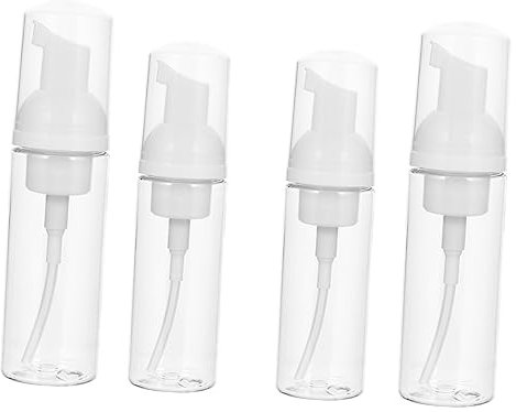 Ciieeo 4piezas Botella De Espuma Bomba Plástica Unidades para Mujer y Hombre Fácil De Llenar para Viaje Baño y Dormitorio