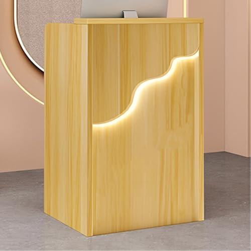 Bar Theke Tresen, Empfangstheke Kassentisch Convenience Store -Schalter Kassierer Schreibtisch Empfangstresen Vorn, Empfangstheke Mit Abschließbaren Schubladen Und Schränken - Salon(C1,23.6x15.7x37.8i