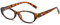 LJCZKA Ovale Blaulichtfilter Brille Damen Herren, Kleine Katzenauge Computerbrille Ohne Stärke Cateye Brille Anti-Müdigkeit für Handy, PC und TV (Leopard)