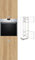 Premium-Ambiente CDF0181 Hochschrank 2-türig für Herd/Micro 60cm breit 207cm hoch Softclosing eingelassener Griff EURODEKOR®(eGriff – Anschlag rechts, 41 Nebraska Eiche Natur)