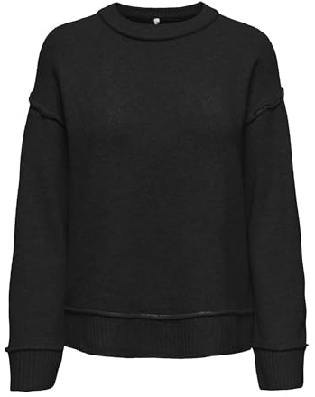 ONLY Damen Onlhazel Ls Detail O-Neck Bf KNT