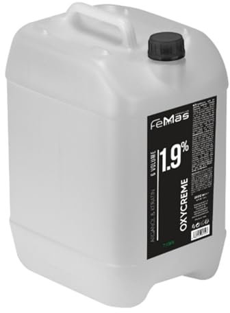 FemMas Oxycreme in 1,9% 5000 ml I Oxidationsmittel zum Haare färben & Tönen I Leichte Anwendung & optimaler Halt I Entwickler für gleichmäßige Ergebnisse in Salon-Qualität I Hair Color Developer