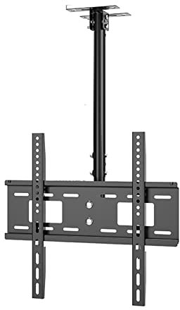 Support de Plafond pour téléviseur, Support de Montage pour téléviseur à Mouvement Complet, Compatible avec la Plupart des téléviseurs LCD LED OLED 4K de 32 à 55 Pouces, écrans Plats, suppor