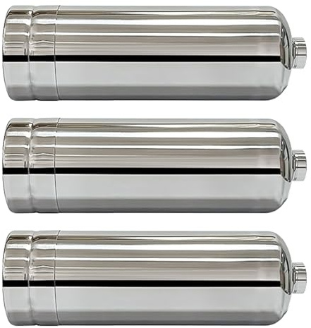 4L (1GAL) Fire Extinguisher Bottles/Air Tank, Small Mini Pressure Tanks/Tanque De Aire para Compresor with 1 Hole for Cooking/Camping, Stainless Steel(3 Pack)