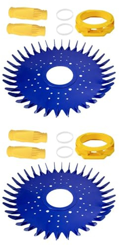 SagaSave Kit di 2 tappetini per la pulizia della piscina, kit di pulizia per piscina in PVC, compatibile con G3, G4, sostituire W69721, W70327, W72855