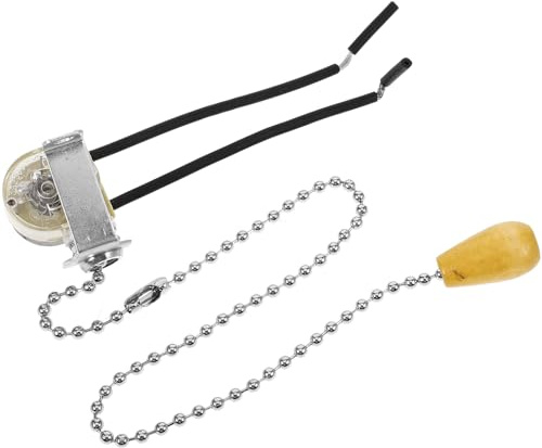 SAFIGLE Zugschalter für Lampen und Eisen Einfacher Betrieb und Isolierung für Deckenlampen und Tischlampen Stilvoll und Einzigartig