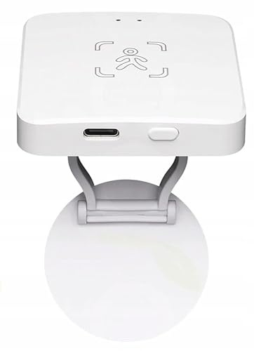 WLAN Präsenzmelder 24GHz Mikrowellen HF Radar für Mikrobewegung Atmung, 9 Meter Anwesenheitssensor Präsenzsensor | kompatibel mit TUYA Smart Life, Alexa & Google Home
