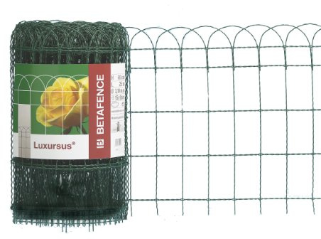 Luxursus RAL 6073 Grillage soudé clôture épaisseur de fil 2.4/3.0 mm (maillage) Largeur 150 x 90 mm Vert, 40180