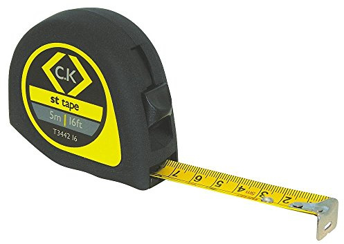 C.K T3442 25 Softech Metric/Imperial Measuring Tape,7.5 m - 25 ft