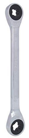 KS Tools 503.4355 E14 x E18 GearPlus Double Ring Ratchet Spanner