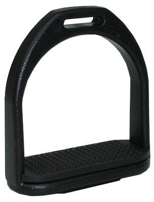 ARBO-INOX Kunststoff Steigbügel schwarz 12cm