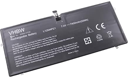 vhbw 1x Batterie Compatible avec Lenovo Yoga 2 Pro-13 59-382893, 2 Pro Ultrabook, 2 Pro 13.3 Ordinateur Portable (7400mAh, 7,4V, Li-polymère)