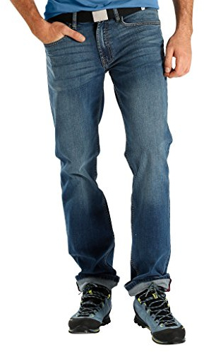 Oklahoma Jeans Herren Straight Leg Straight Jeans R140 R140 - LS - 30, Gr. W34/L30, Blau (Light Stone 006)
