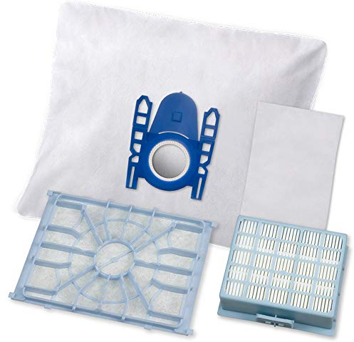 10 Premium Staubsaugerbeutel + 2 Filter - Spezielles hygienisches Synthetikmaterial - Kompatibel mit Siemens VSZ4G338/01 Z4.0 - Bestleistung beim Saugen