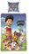 Kinderbettwäsche Set Paw Patrol, Linon 135x200 cm 80x80 cm, 100% Baumwolle, Jungen Wende Bettwäsche-Set