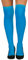 Strümpfe blau Overknee bunt für Damen Karneval Fasching Party Motto
