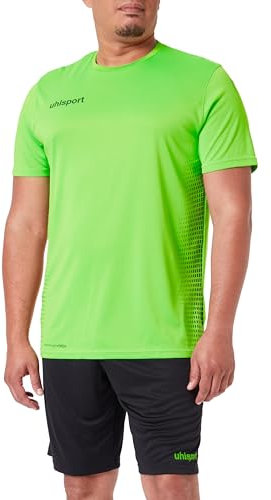 Uhlsport Kinder Score Trikot&Shorts Kit, Fluo grün/Schwarz, 116